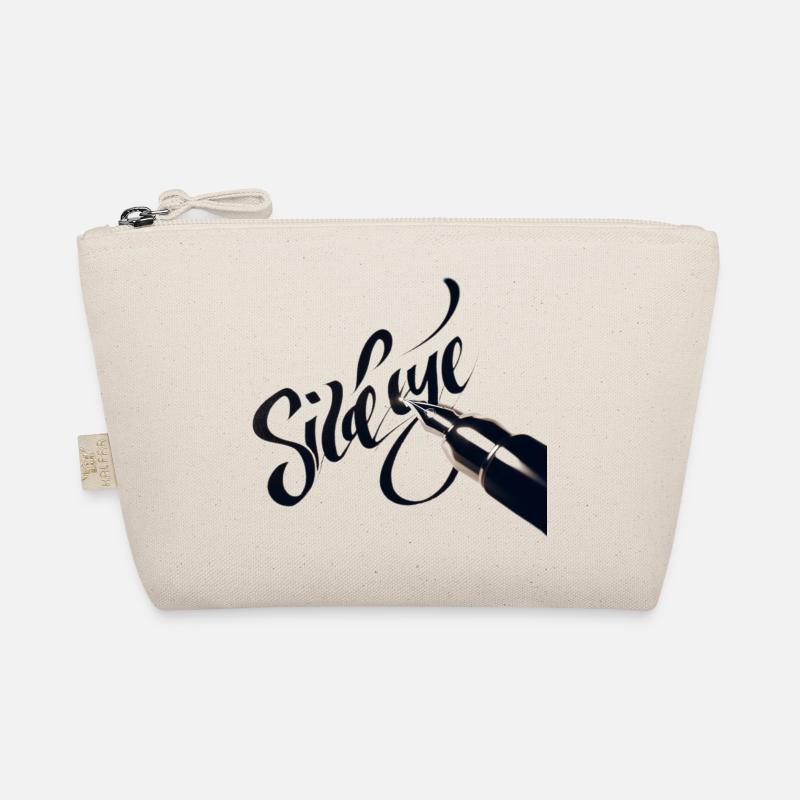 Sideeye eye side eye handschrift Bio-Täschchen