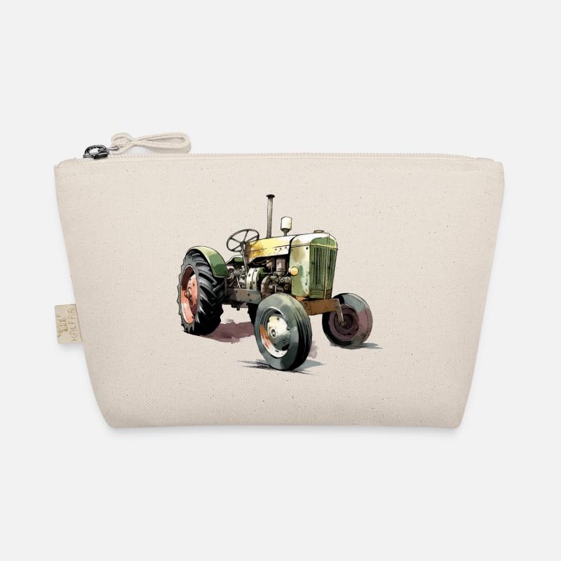 Old-fashioned tractor n°2 Organic Pouch