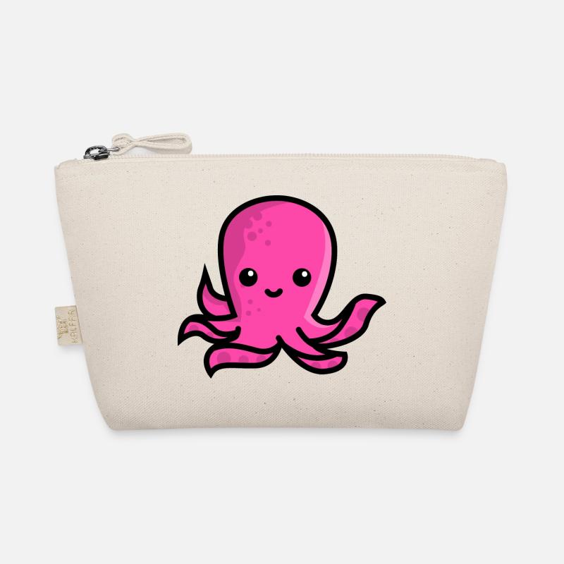 Octopus - Bio-Täschchen - Natur