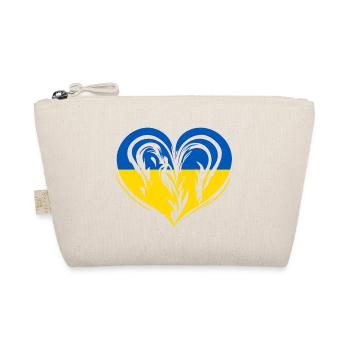 Ukraine Heart - Organic Pouch - nature - Front