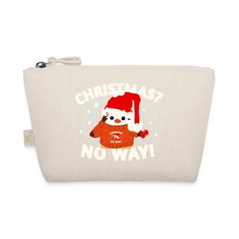 Drôle de pingouin de Noël - Trousse biologique - nature - Devant