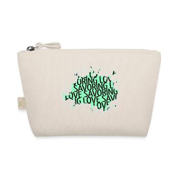 Statement self-love love languages food culture - Organic Pouch - nature - Front