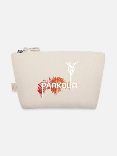 Parkour Ninja - color-white - Organic Pouch - nature