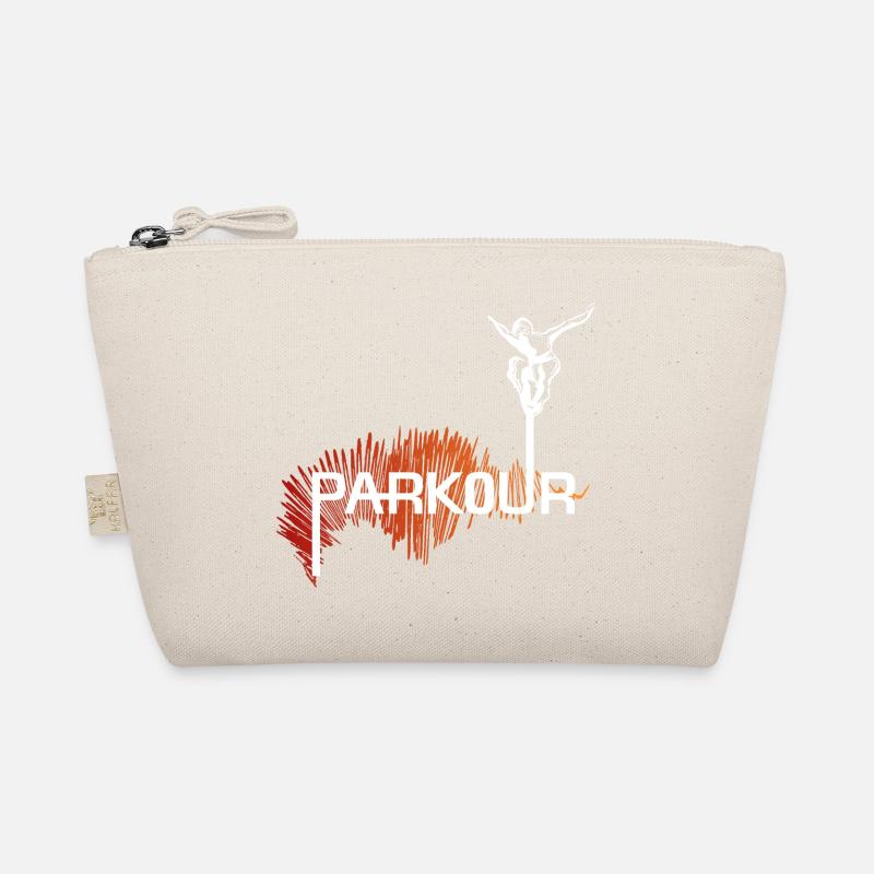 Parkour Ninja - color-white Organic Pouch