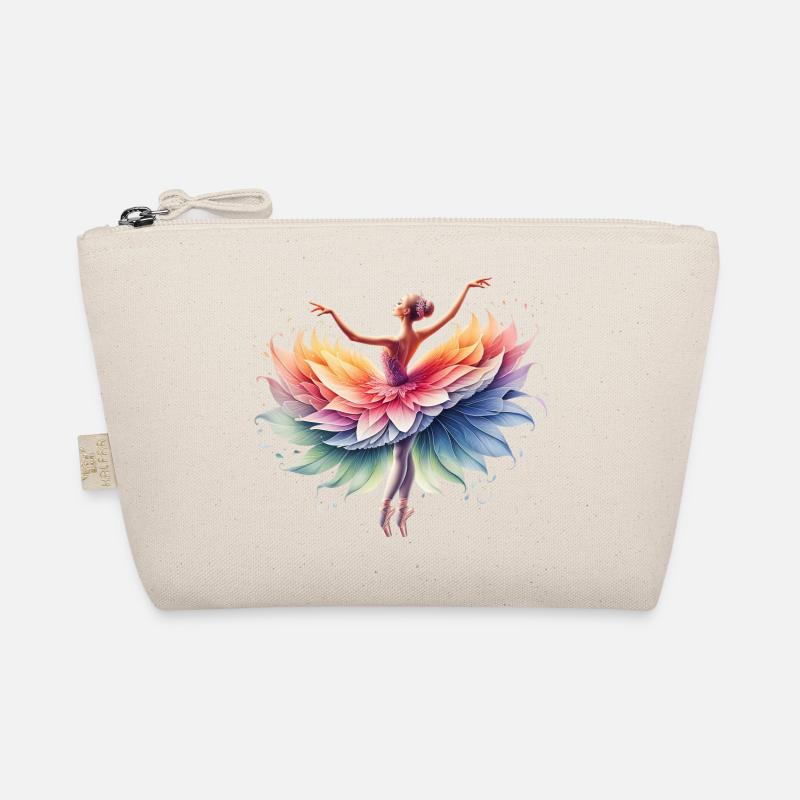 Ballet dancer with tutu Organic Pouch