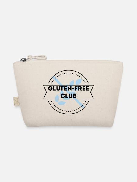 gluten free club black blue - Bio-Täschchen - Natur