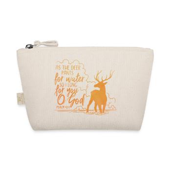 As the deer pants for water - Organic Pouch - nature - Front