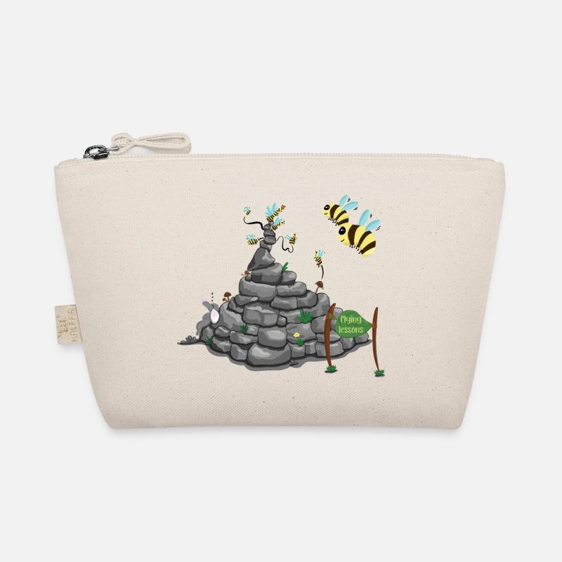 Bees learn to fly - first flying lesson Organic Pouch