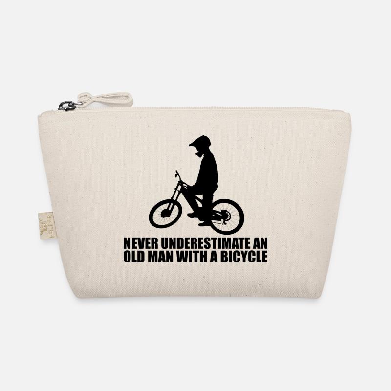 Lustiger Fahrrad Spruch - Bio-Täschchen - Natur