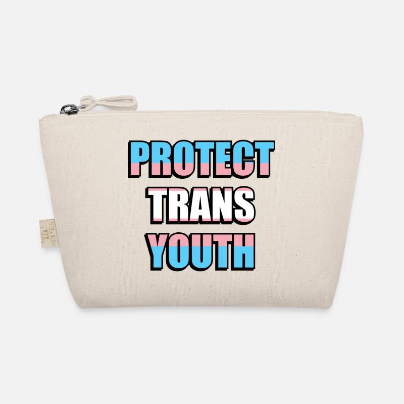 Protect Trans Youth - Organic Pouch - nature
