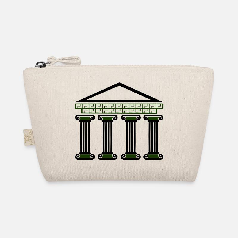 Greek Ancient Building Organic Pouch