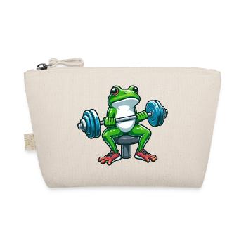 Strong Frog Workout Dumbbell Workout - Organic Pouch - nature - Front
