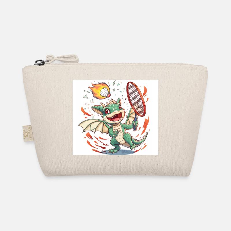 Badminton Drache Bio-Täschchen