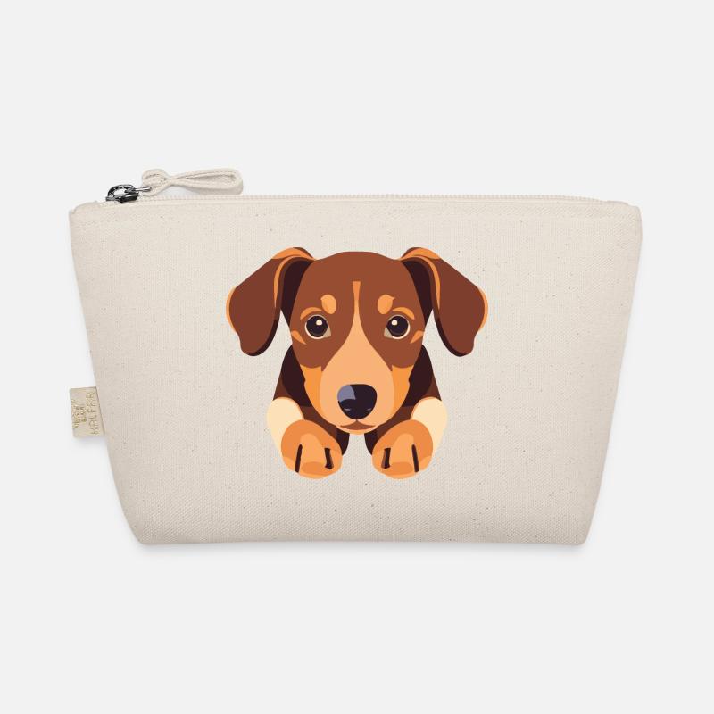 Chiot chien teckel mignon Trousse biologique