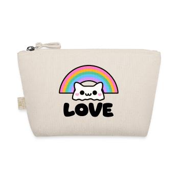 Pride Love Cat - Organic Pouch - nature - Front