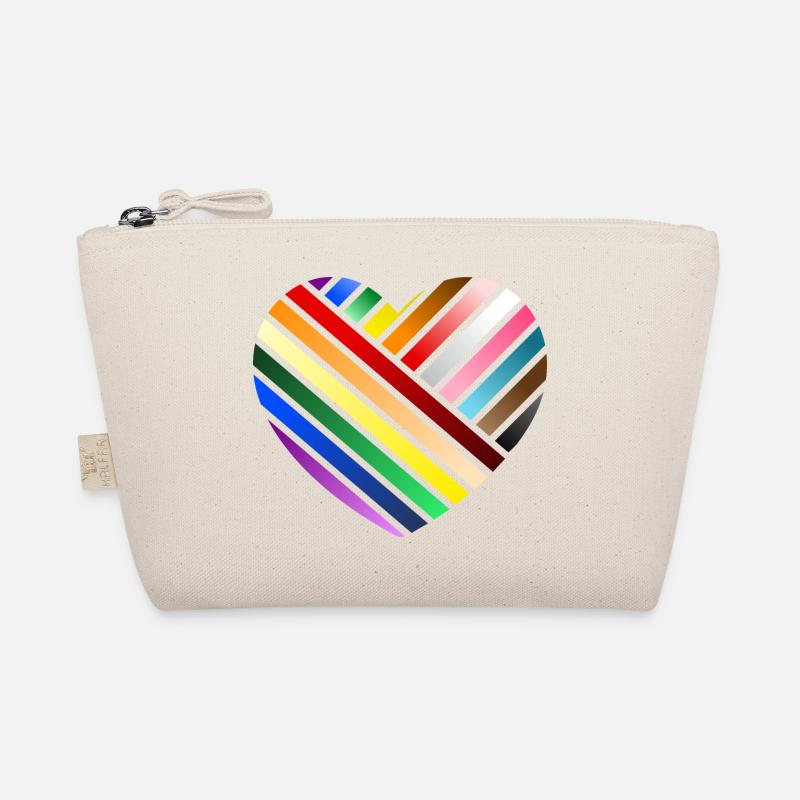 LOVE - modern theme - Organic Pouch - nature