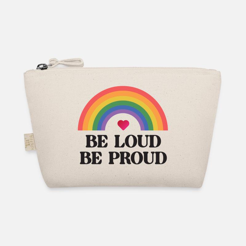 LGBT Pride Month - Sei laut, sei stolz - Bio-Täschchen - Natur