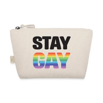LGBTQ Pride Month - Stay Gay - Organic Pouch - nature - Front