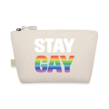 LGBTQ Pride Month - Stay Gay - Organic Pouch - nature - Front