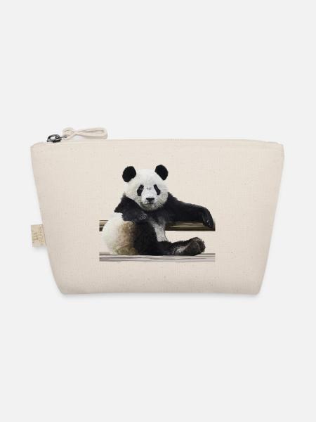 Panda - Bio-Täschchen - Natur