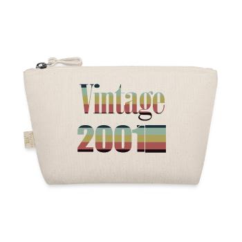 2001 Geburtstag 2001 Jahrgang 2001 Geburtstag - Bio-Täschchen - Natur - Vorne