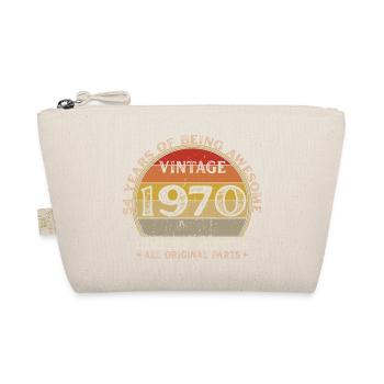 Jahrgang 1970 - Jahrgang 1970 Retro Geburtstag - Bio-Täschchen - Natur - Vorne