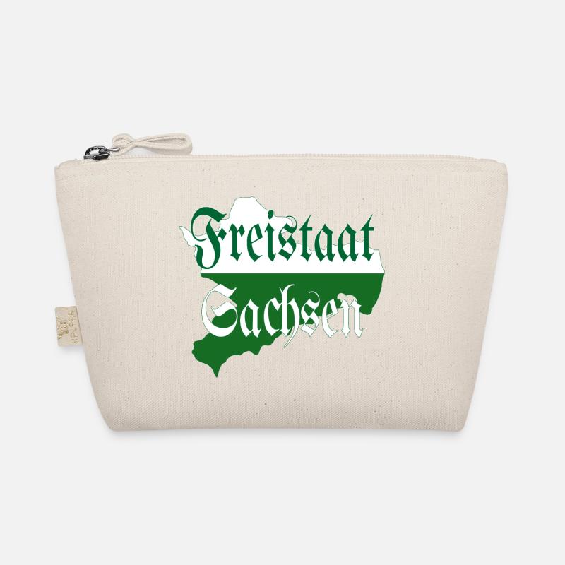Freistaat Sachsen grün weiß Bio-Täschchen