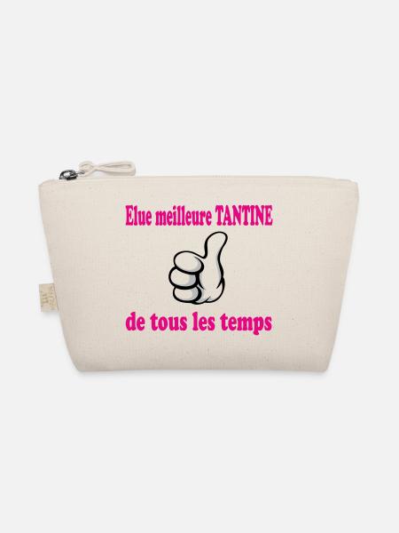 Best AUNTIE OF ALL TIME - Organic Pouch - nature - Front