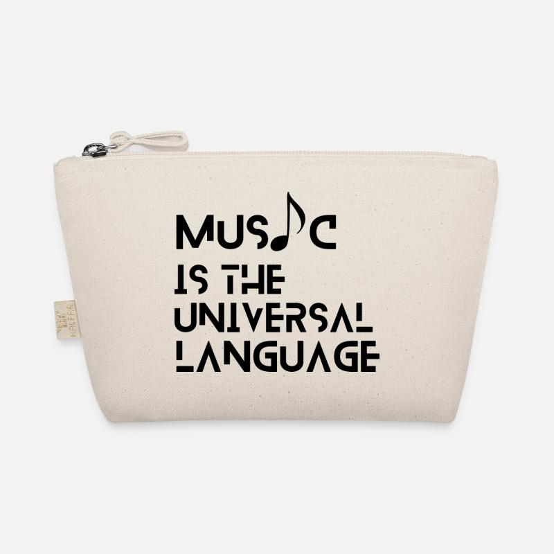 Sammlung: Musik ist die universelle Sprache - Bio-Täschchen - Natur