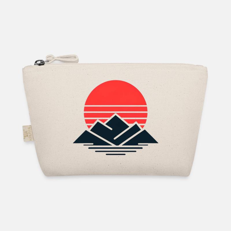 Pics rayés du coucher du soleil Trousse biologique