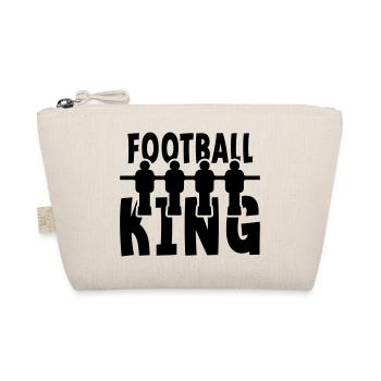 Foosball king. Table football game. - Organic Pouch - nature - Front