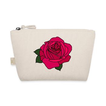Pink Rose - Organic Pouch - nature - Front