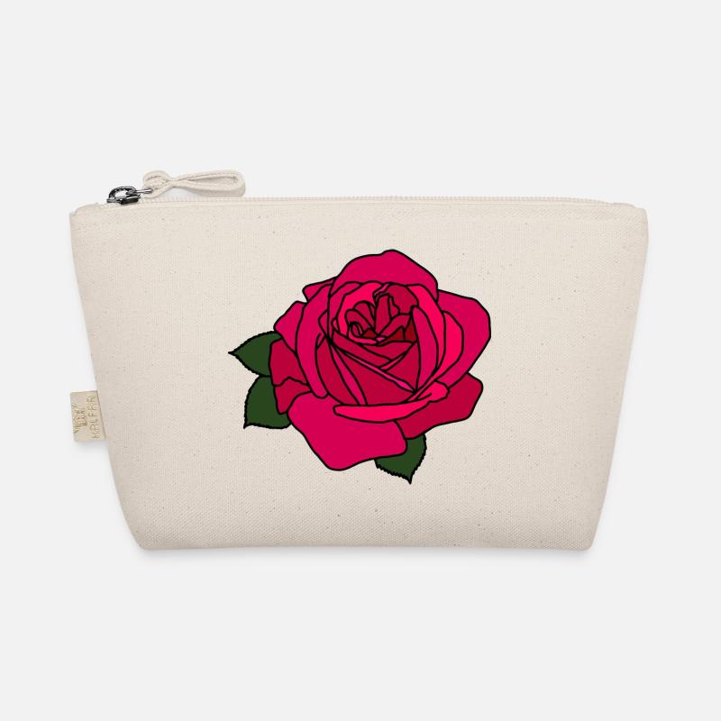 Rosa Rose Bio-Täschchen