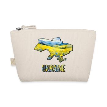 Watercolor Map Ukraine - Organic Pouch - nature - Front