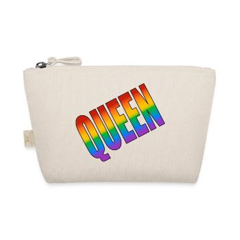 Queen Rainbow LGBTQ Pride - Organic Pouch - nature - Front