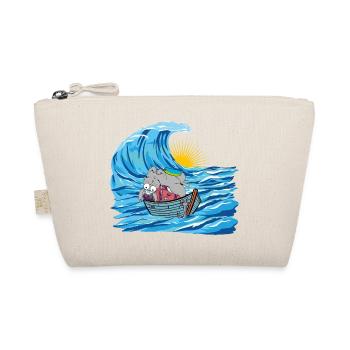 Bunny Bunnies Cruise Seafarer Boat Boats Sailor - Organic Pouch - nature - Front