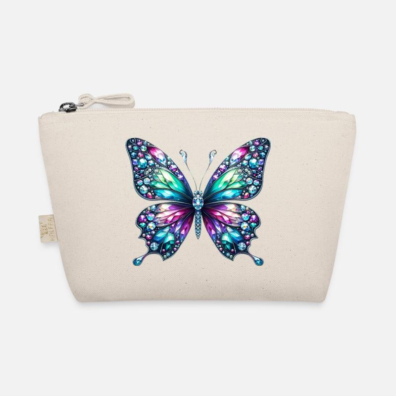 Butterfly, Diamond, Diamonds, Crystals, Crystal Organic Pouch
