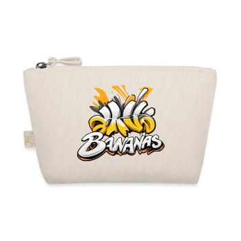 Bananen, Graffiti-Text - Bio-Täschchen - Natur - Vorne