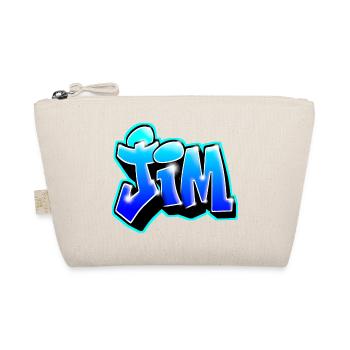 GRAFFITI NAME JIM - Trousse biologique - nature - Devant