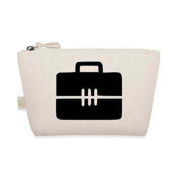 Briefcase Office Icon Minimal Icon Vector - Organic Pouch - nature - Front