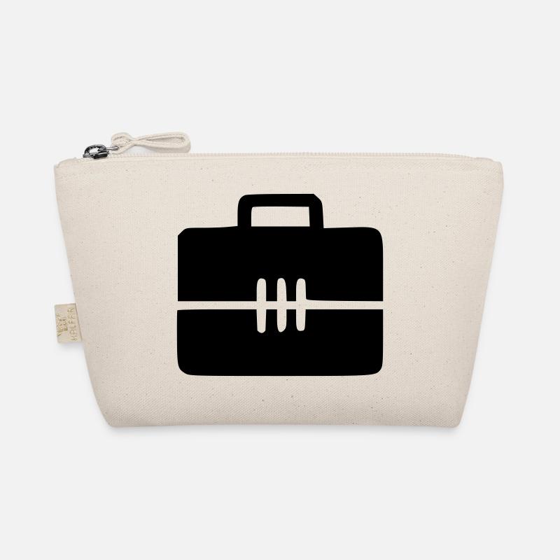 Briefcase Office Icon Minimal Icon Vector Organic Pouch