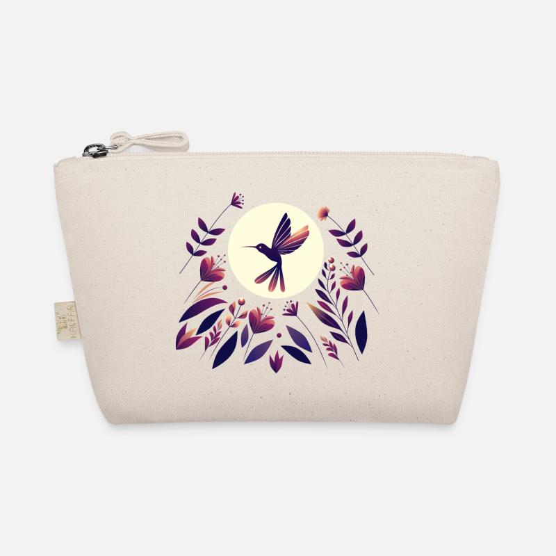 Colibri dans le champ de fleurs Trousse biologique