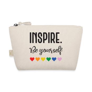 LGBT Pride Month - Inspirieren. Sei du selbst - Bio-Täschchen - Natur - Vorne