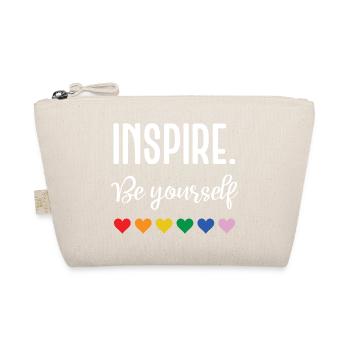 LGBT Pride Month - Inspirieren. Sei du selbst - Bio-Täschchen - Natur - Vorne