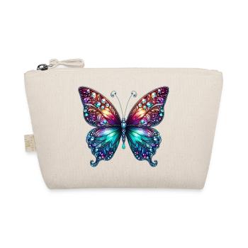 Schmetterling Diamant Diamanten Kristalle Kristall - Bio-Täschchen - Natur - Vorne