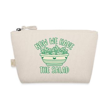 Now We Have The Salad – Funny Denglish Salad - Organic Pouch - nature - Front