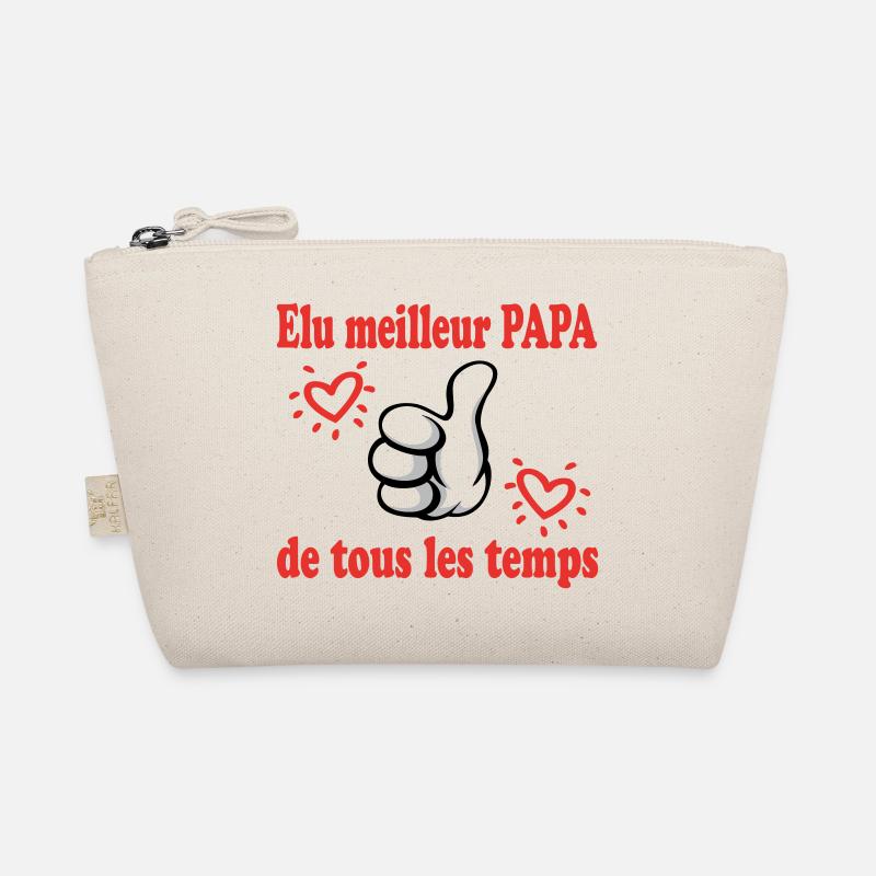 VOTED BEST DAD EVER - Organic Pouch - nature
