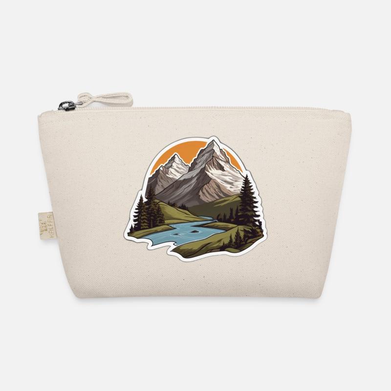 Schweizer Berge Bio-Täschchen