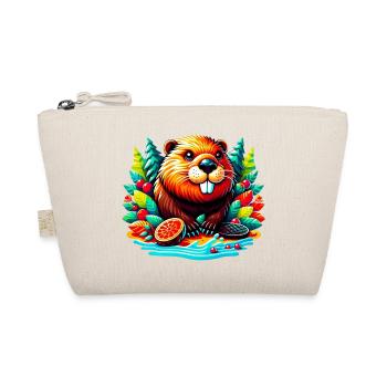 Beaver - Organic Pouch - nature - Front