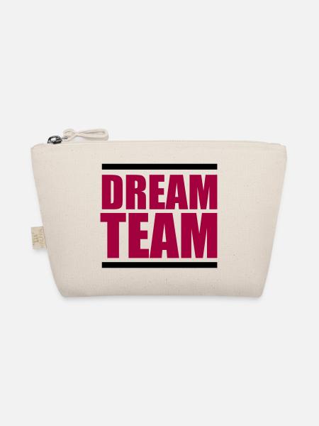 dream team - Bio-Täschchen - Natur - Vorne